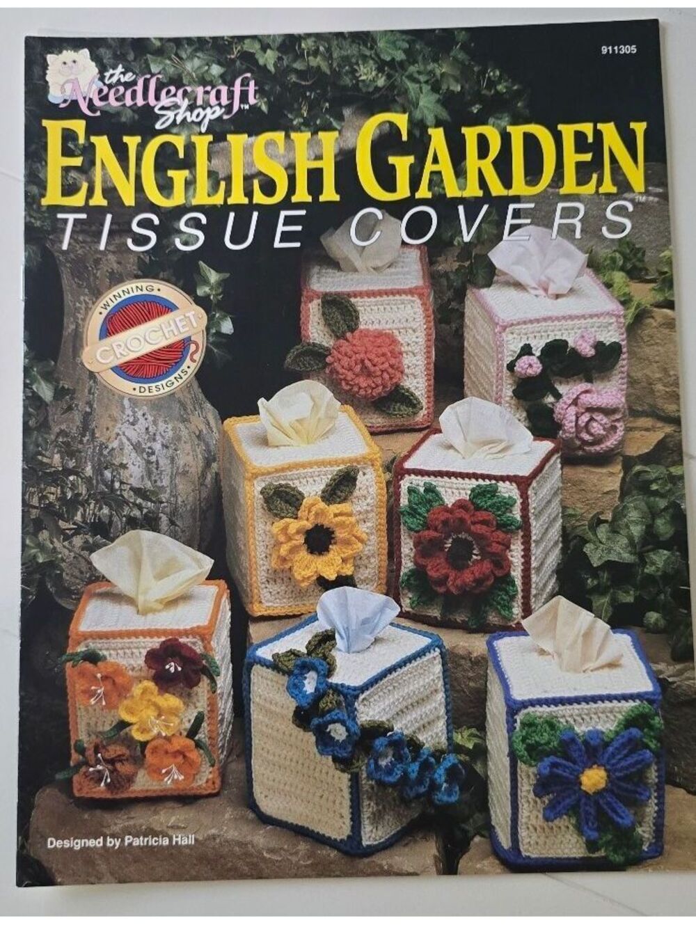 English Garden Tissue Covers Crochet Pattern